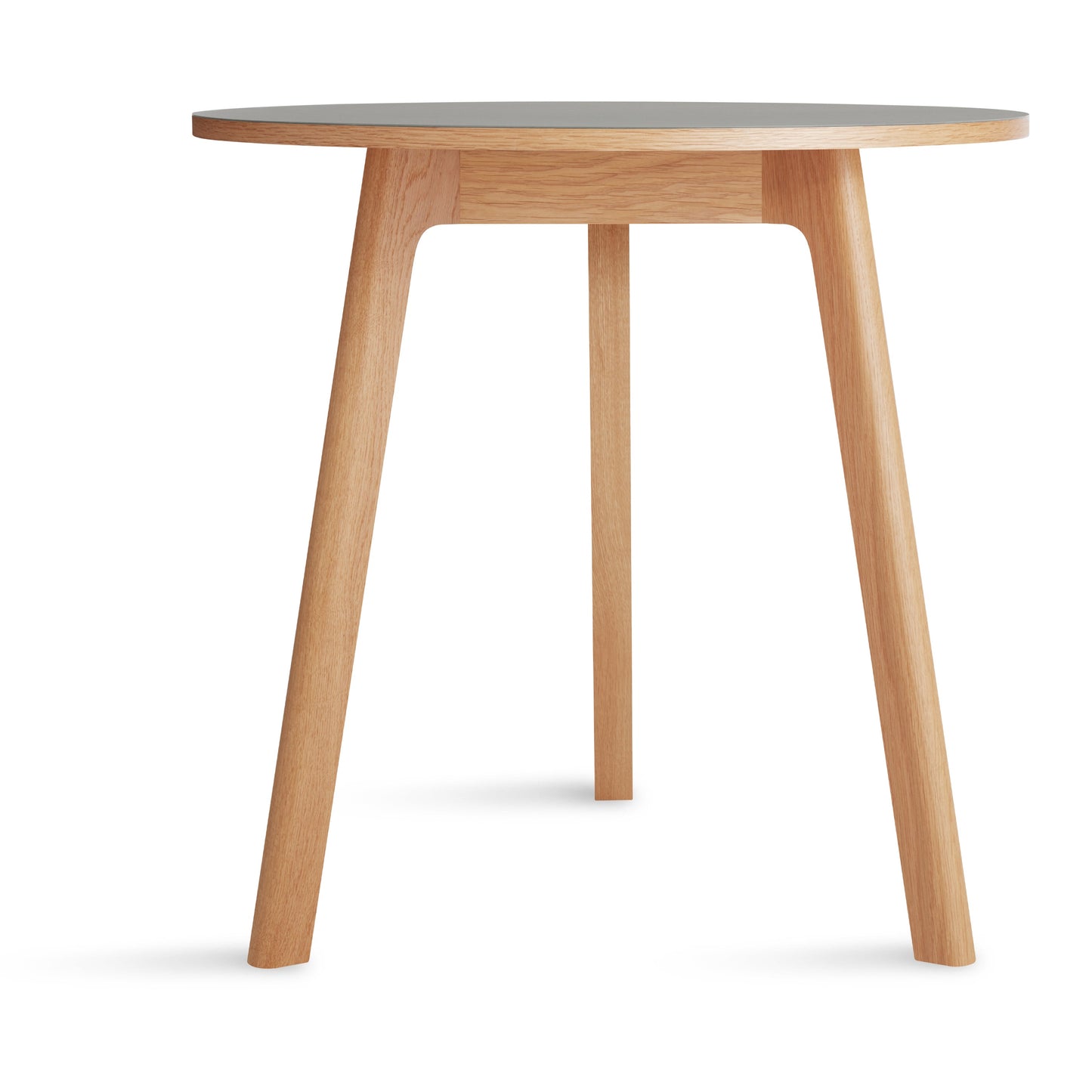 Apt 30" Round Cafe Table - Navy Green w/ White Oak base