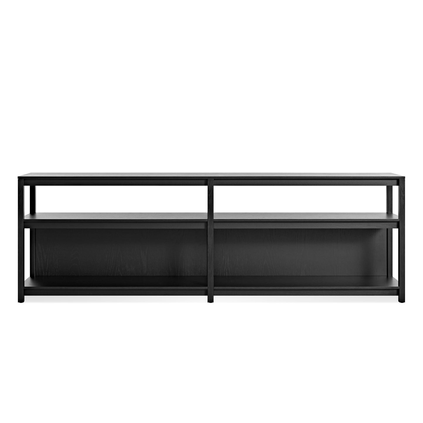 Open Plan Long and Low Bookcase