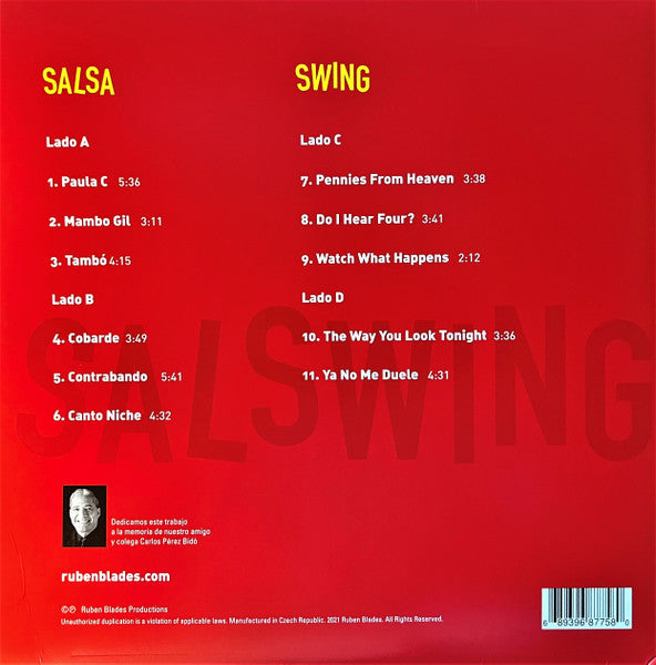 Ruben Blades y Roberto Delgado & Orquesta – Salswing!