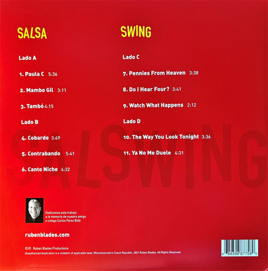 Ruben Blades y Roberto Delgado & Orquesta – Salswing!