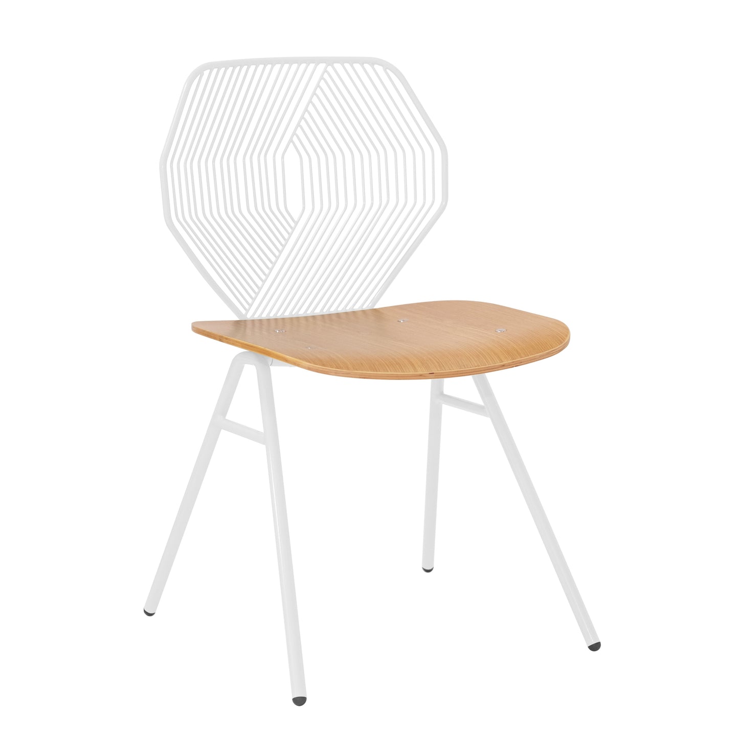 Wood and Wire Dining Chair