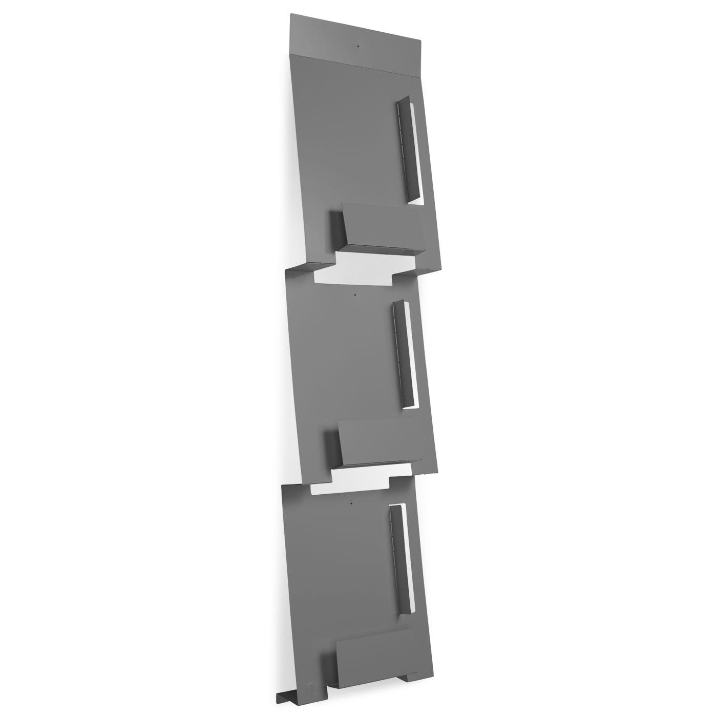 DNR - 2d:3d Wall Mount Magazine Rack - Gun Metal