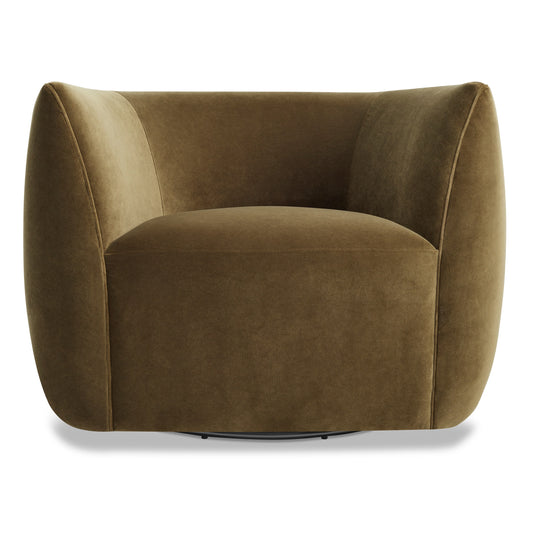 Council Swivel Velvet Lounge Chair