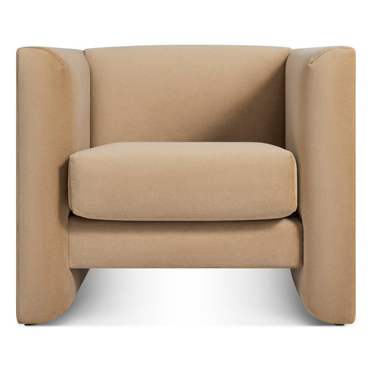 Double Down Velvet Lounge Chair