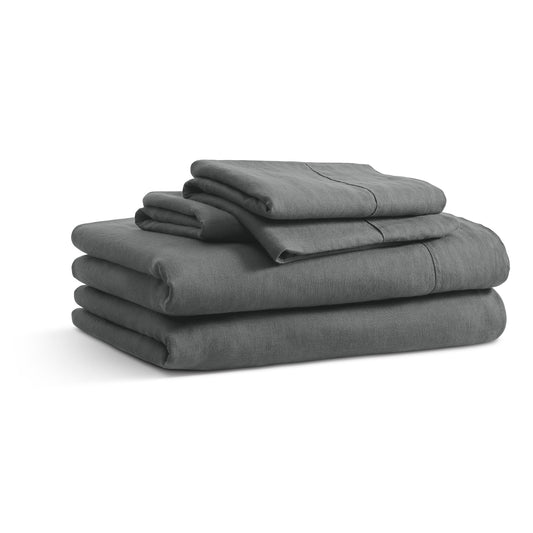 Blu Dot Stone Washed Linen Sheet Set - Full