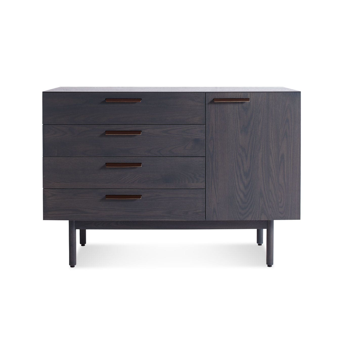 Shale 4 Drawer / 1 Door Credenza
