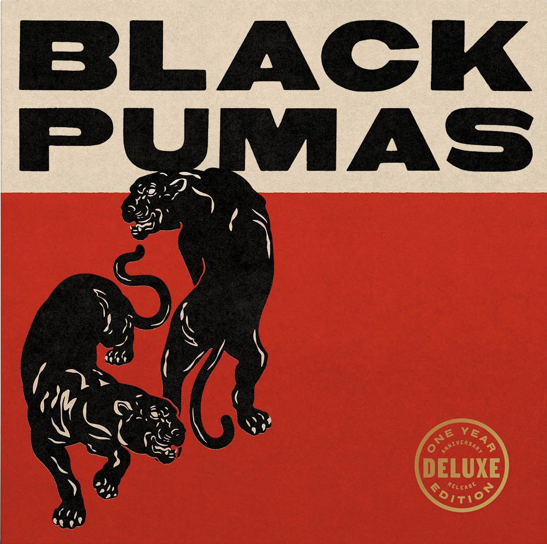 Black Pumas - Black Pumas (Deluxe Edition. Gold, Black & Red Splatter Vinyl)