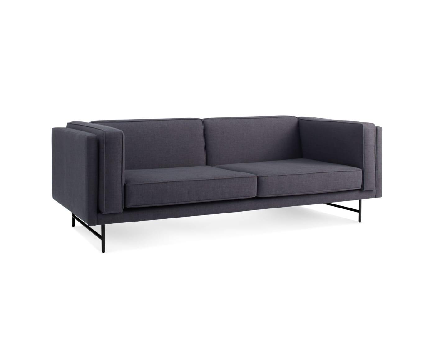 DNR - Bank 80" Sofa Brass Legs - Sanford Linen