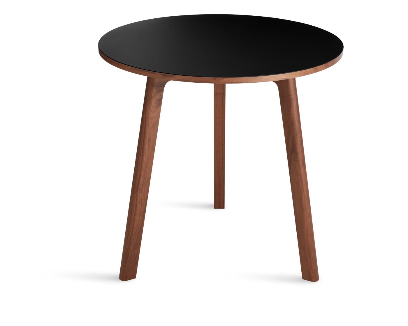DNR - Apt 36" Round Cafe Table - Cobalt w/ Walnut base