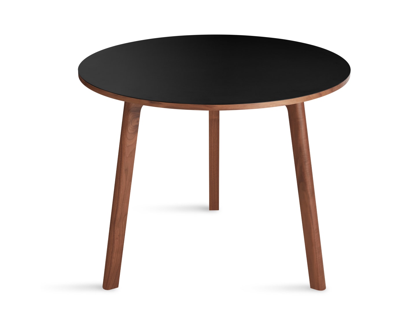 DNR - Apt 36" Round Cafe Table - Cobalt w/ Walnut base