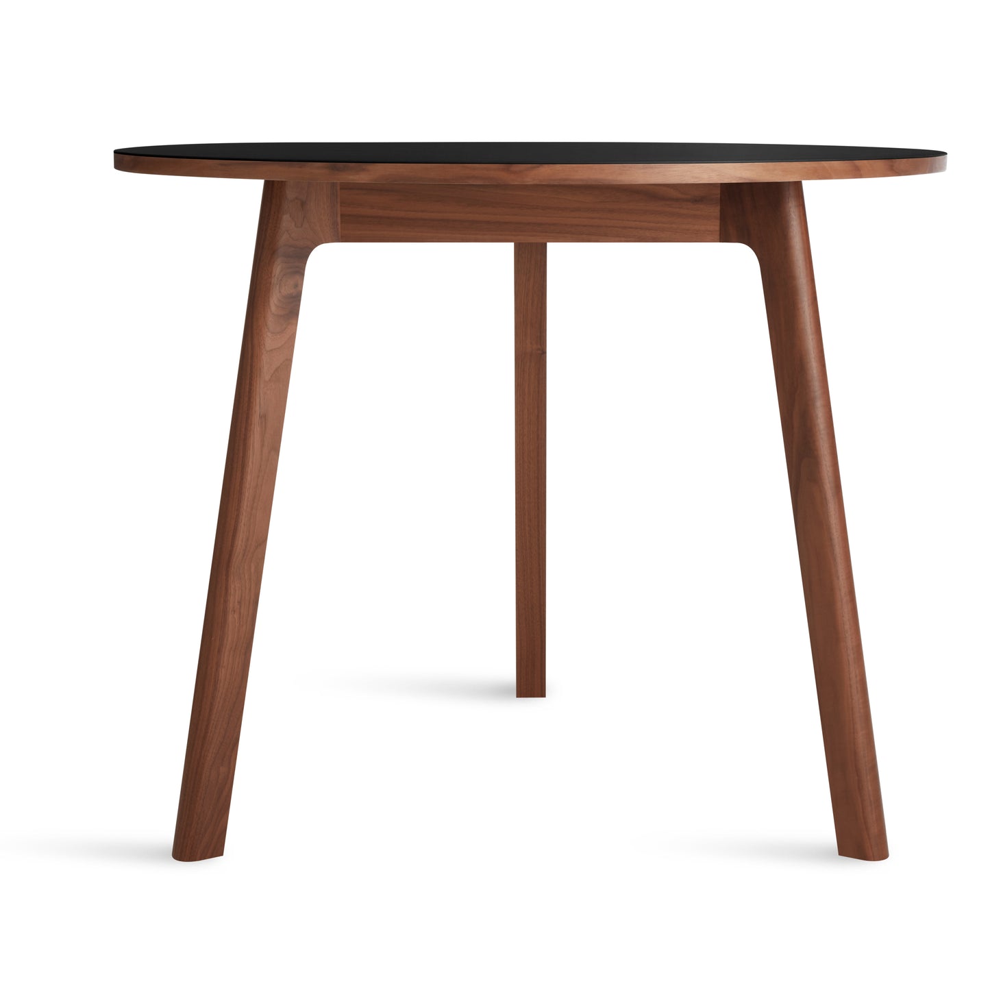 DNR - Apt 36" Round Cafe Table - Cobalt w/ Walnut base