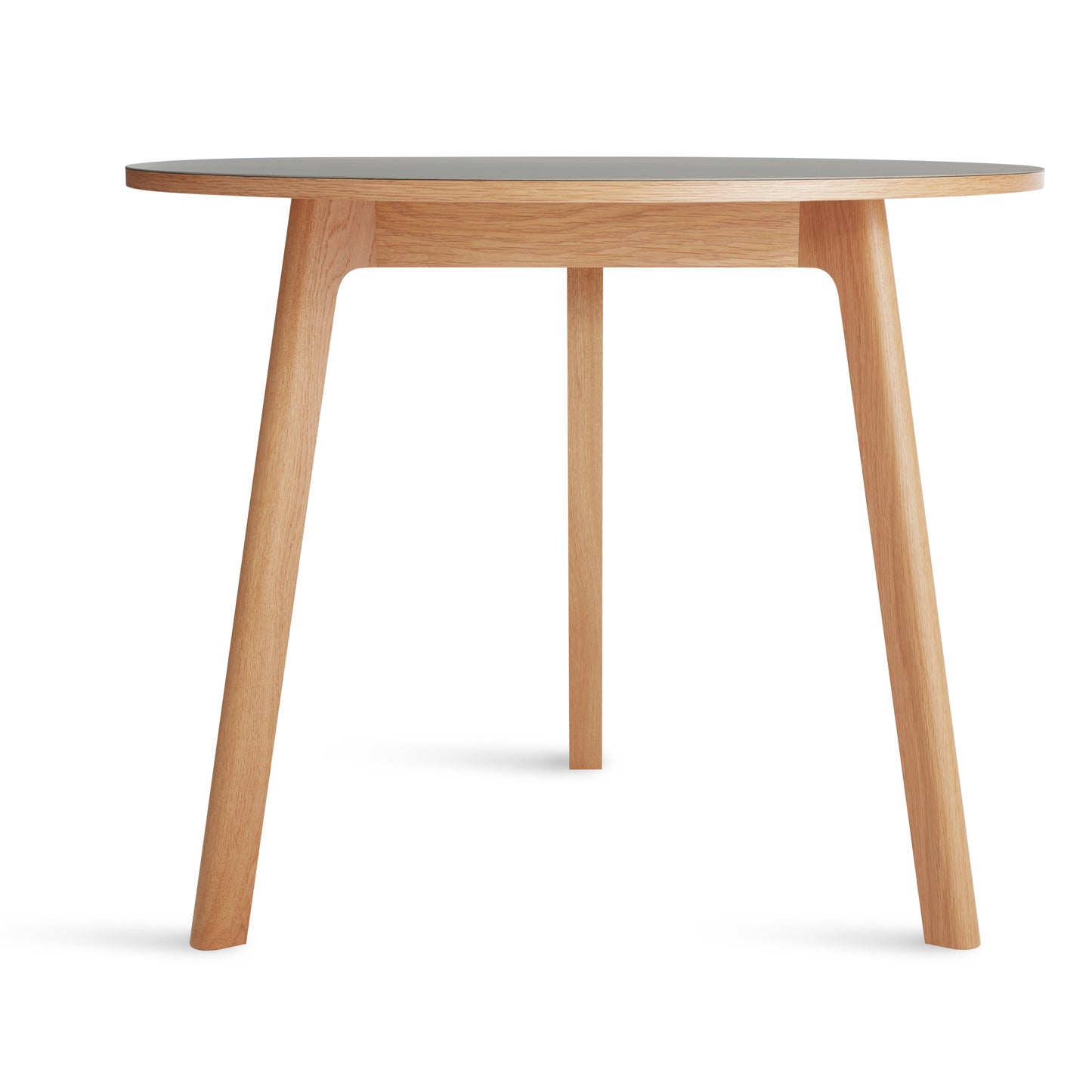 DNR - Apt 36" Round Cafe Table - Cobalt w/ Walnut base