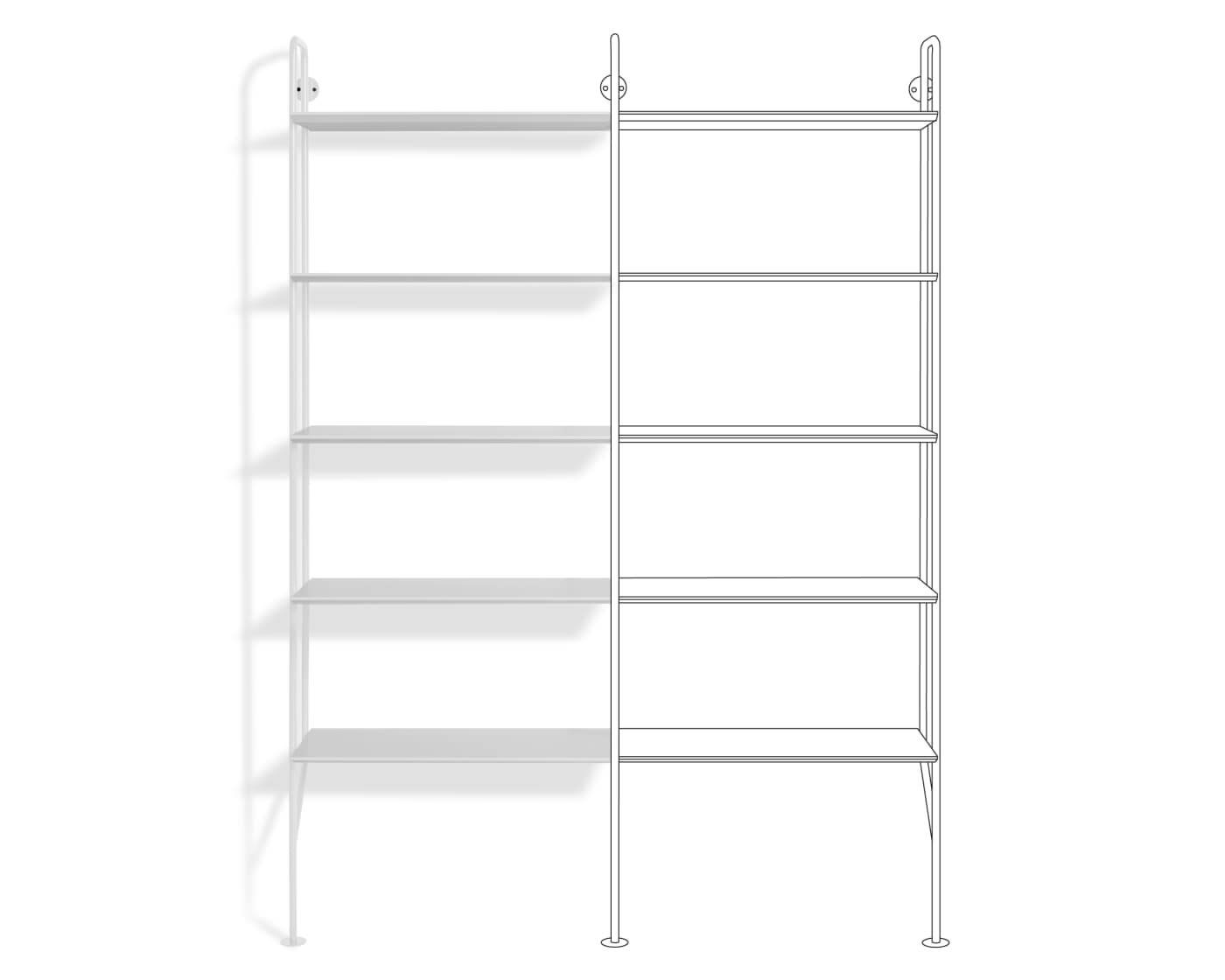 Hitch Add-on Bookcase