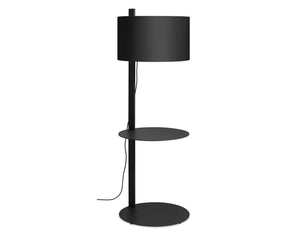 Open image in slideshow, Note Large Floor Lamp with Table

