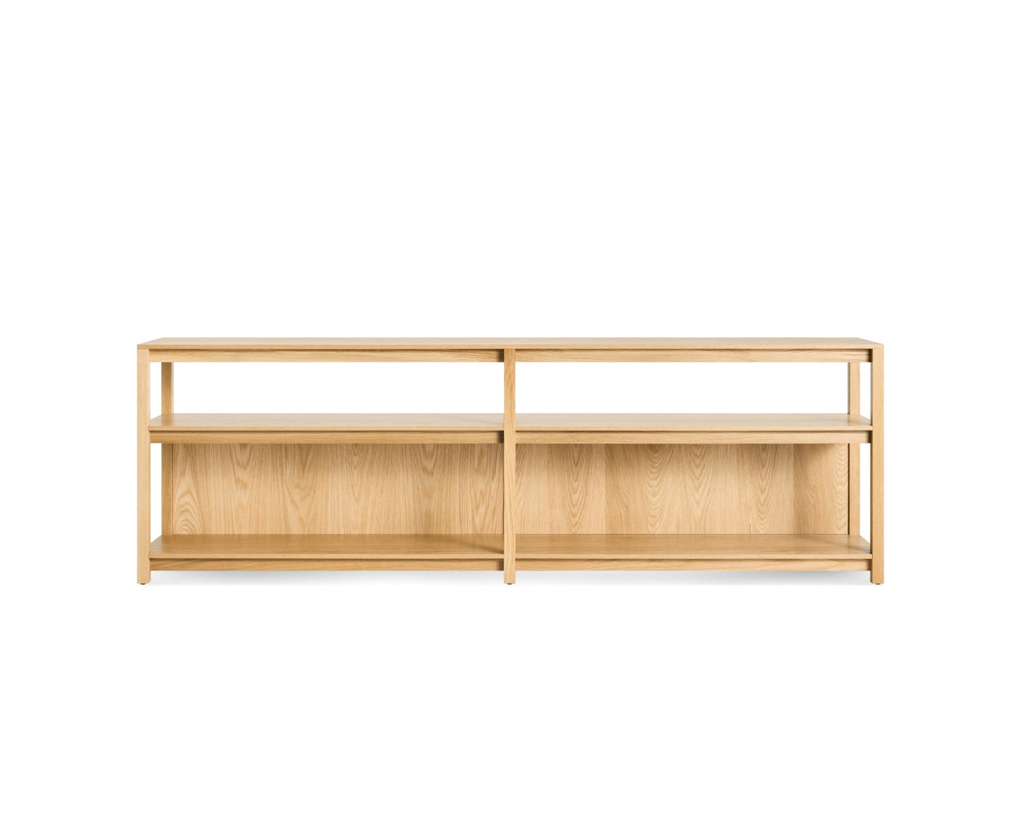 Open Plan Long and Low Bookcase