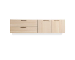 Open image in slideshow, Shale 2 Door / 2 Drawer Wall-Mounted Cabinet
